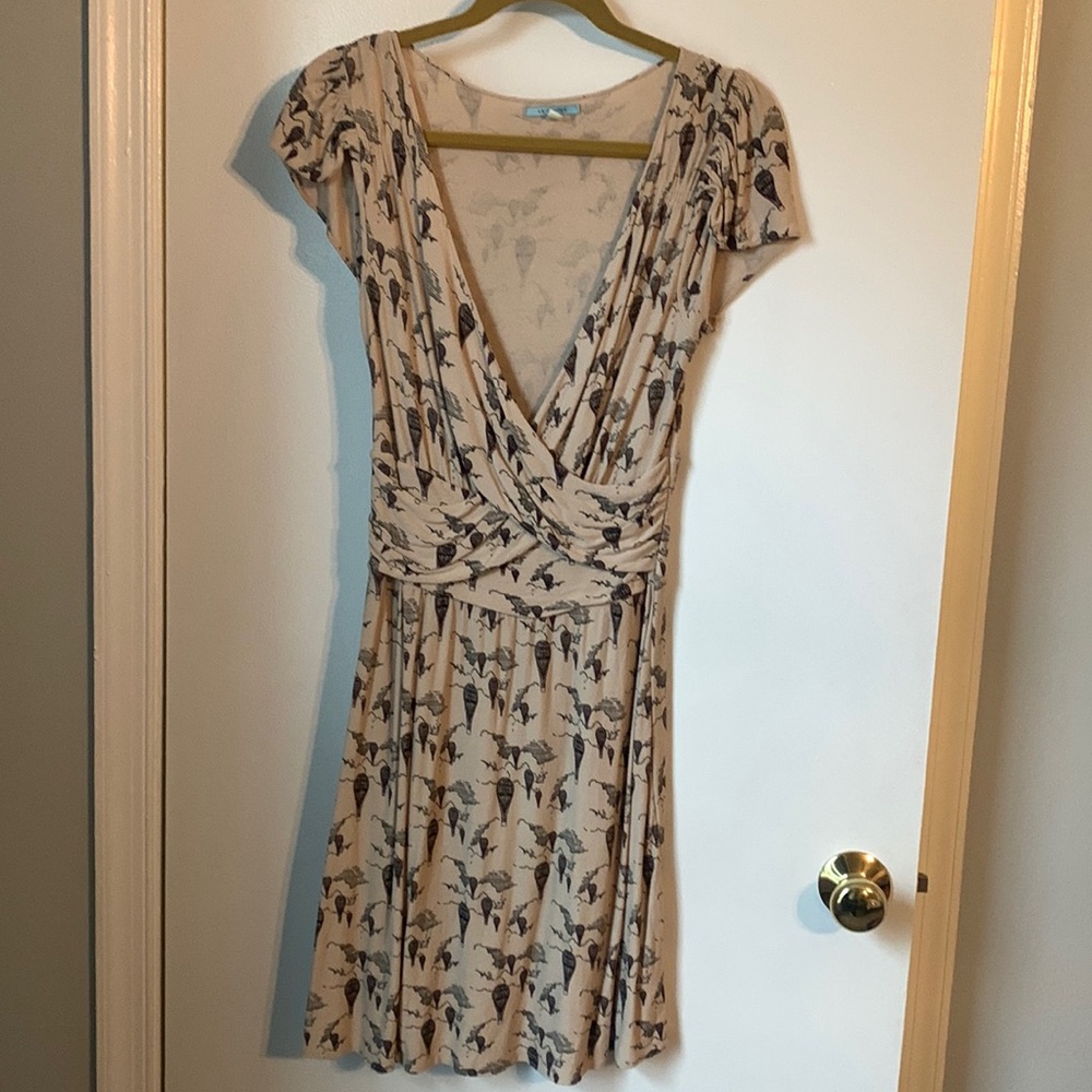 Anthro Up & Away Hot Air balloon dress Leifnotes S